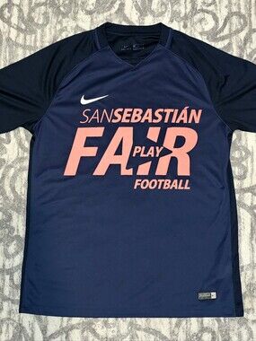 Women's Nike Dri-Fit San Sebastián Fair Play Football Mesh Shirt - Size Large